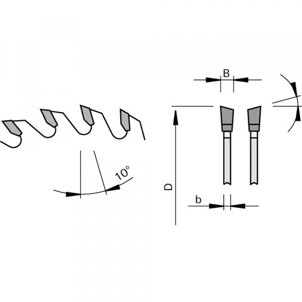 Zeichnung: Stehle 58110064 ZWS Kreissägeblatt